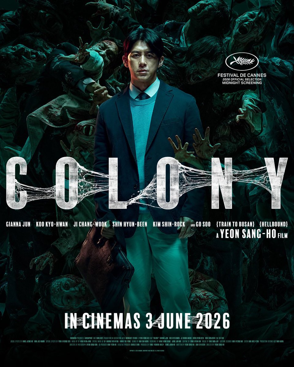cinepolisID's tweet photo. Ini dia character poster Colony! 👀
Dibintangi #JunJiHyun, #KooKyoHwan, #JiChangWook, #ShinHyunBin, #KimShinRok, dan #GoSoo.
#Colony tayang 3 Juni di Cinépolis Cinemas.
#CinepolisID https://t.co/3HkKjBKcAt