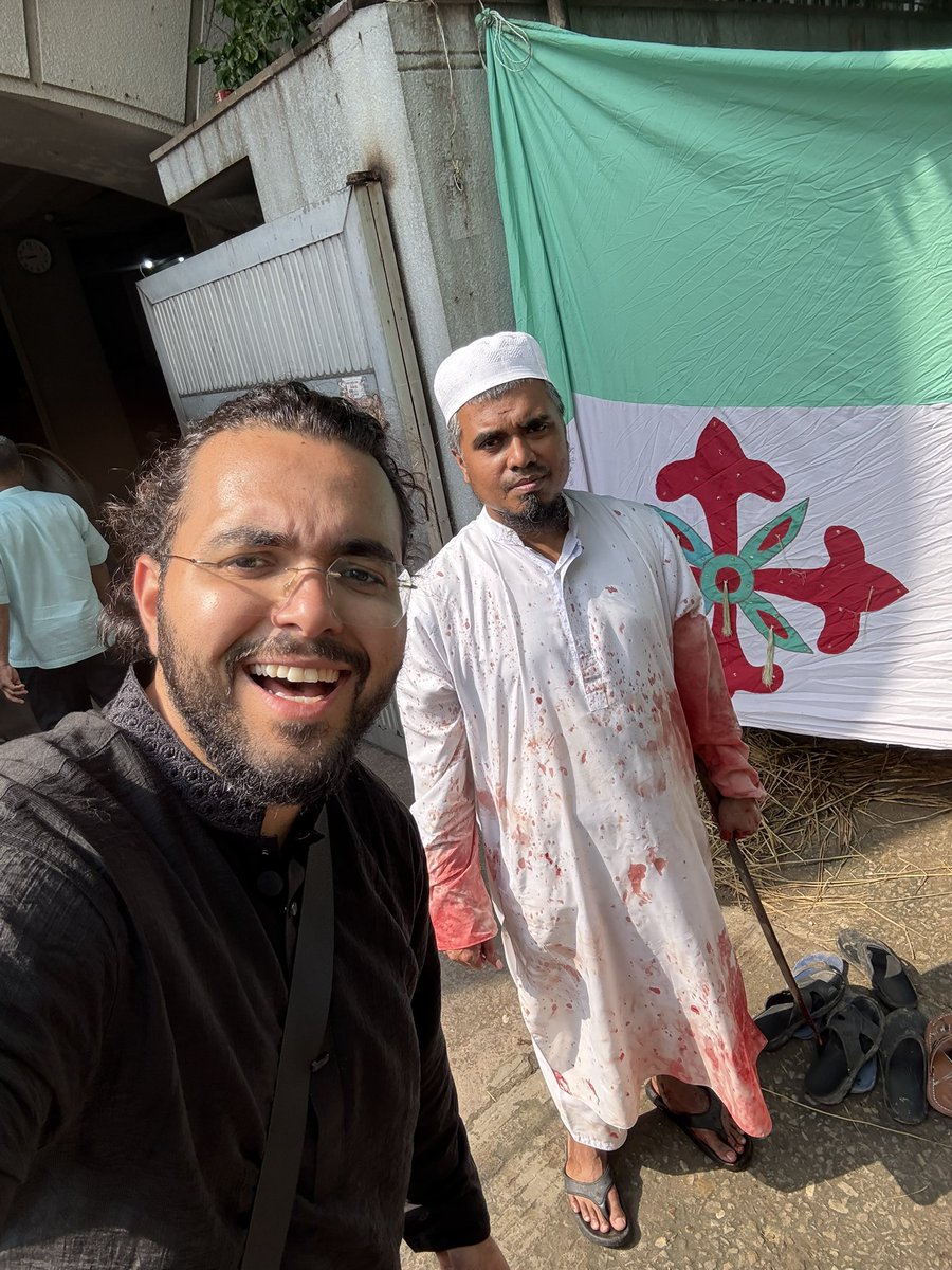 YourFellowArab's tweet photo. Eid Mubarak. 

13 Million Cows sacrificed in the name of Allah today just in Bangladesh Alone 🇧🇩 

People walking with machetes &amp; blood soaked Panjabis. I have never seen anything like this ever. 

Streets are full of blood. All meat is donated to extended families &amp; the needy. https://t.co/OliPzaUxB3