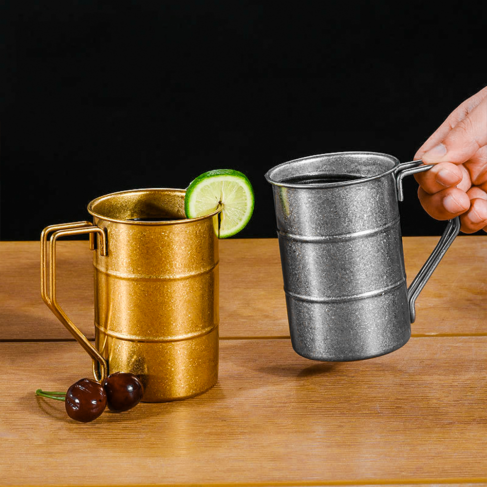 hoffeehouseware's tweet photo. Vibratory polished = vintage soul. 🛠️
Our 350ml SS304 cup: double‑rod handle, retro frosted finish, hides scratches. Custom colors + logo. For bars, campfires, or your kitchen.
📧 zelda@hoffee-houseware.com
🌐 https://t.co/uI933nwjRA

#vintage #campingmug #custom #hoffeehouseware https://t.co/0vdXP3GnvI