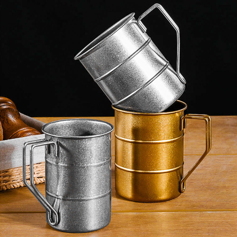 hoffeehouseware's tweet photo. Vibratory polished = vintage soul. 🛠️
Our 350ml SS304 cup: double‑rod handle, retro frosted finish, hides scratches. Custom colors + logo. For bars, campfires, or your kitchen.
📧 zelda@hoffee-houseware.com
🌐 https://t.co/uI933nwjRA

#vintage #campingmug #custom #hoffeehouseware https://t.co/0vdXP3GnvI