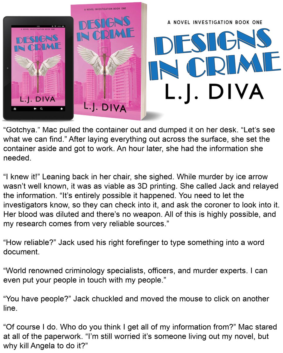 RSPublishingAus's tweet photo. NEW RELEASE: Book Quotes from Designs in Crime, the first book in the A Novel Investigation series, out now at all good online bookstores. It came from a little idea about creating a TV cop show.
.
#murdermystery #book #newrelease #bookquotes #friendstolovers https://t.co/tZ6x5Xdwf0