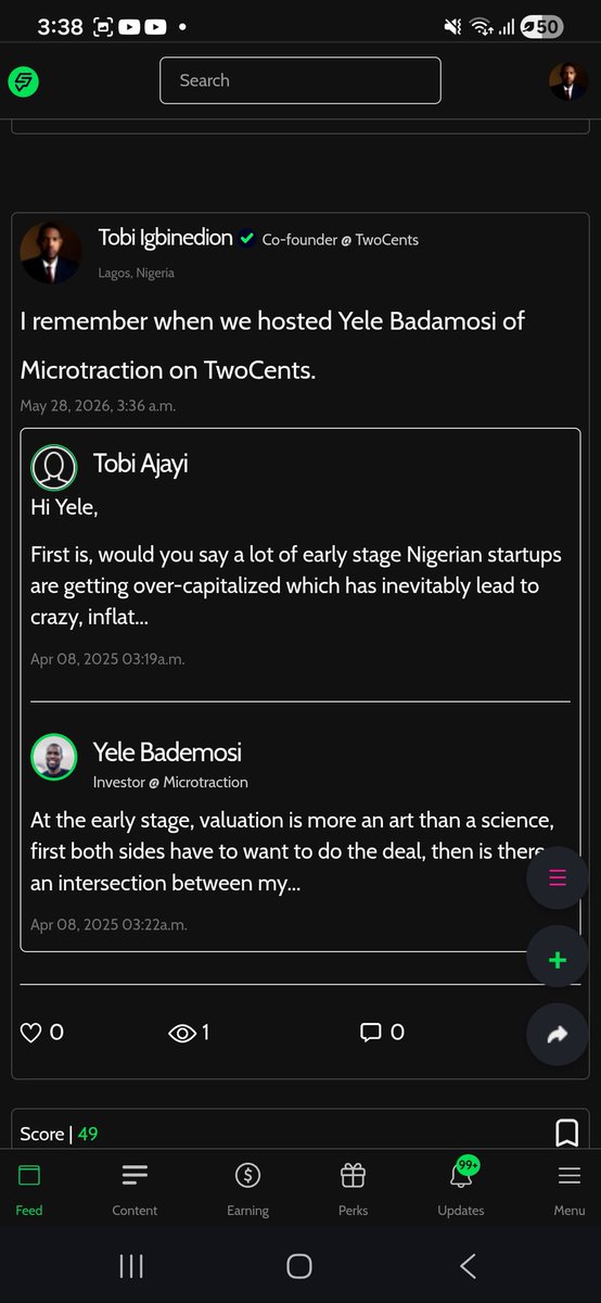 TobiIgbinedion's tweet photo. I remember when we hosted @YeleBademosi 

Read the insights he shared here 👇
https://t.co/tPOTzgjgVC https://t.co/tXwOkjHD49