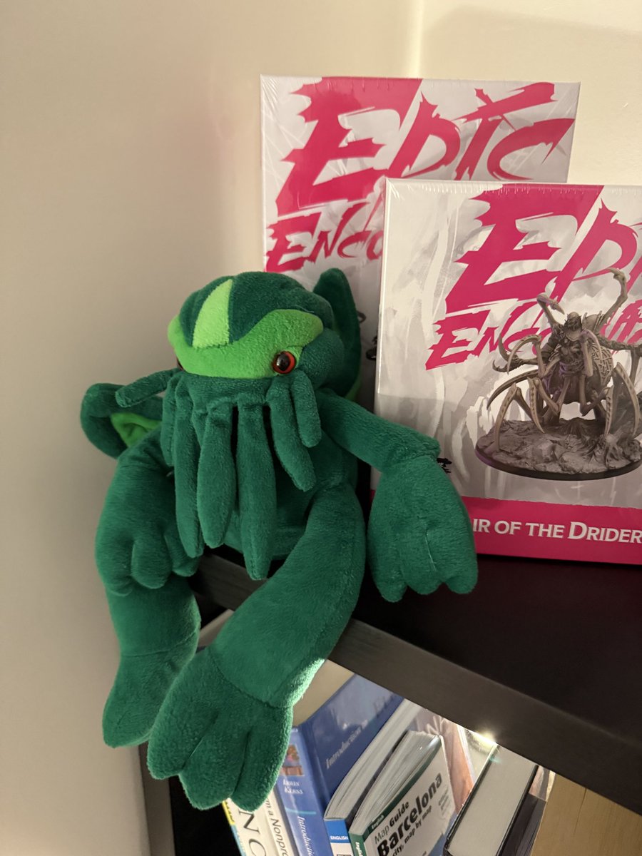 RpgMatch's tweet photo. How do you dust YOUR baby Cthulhu? (I usually just shake the crap out of mine…)

🤫 don’t tell @Chaosium_Inc https://t.co/uZeLxrex0E