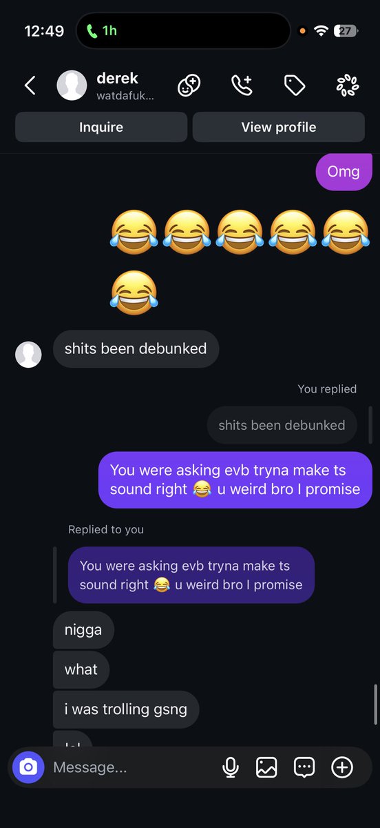 leandipdab's tweet photo. @DCondone6027 @00300300300300_ @bsbinladen @hyoudoe It’s ok bro ur a weirdo https://t.co/Zi1gtpuRbk