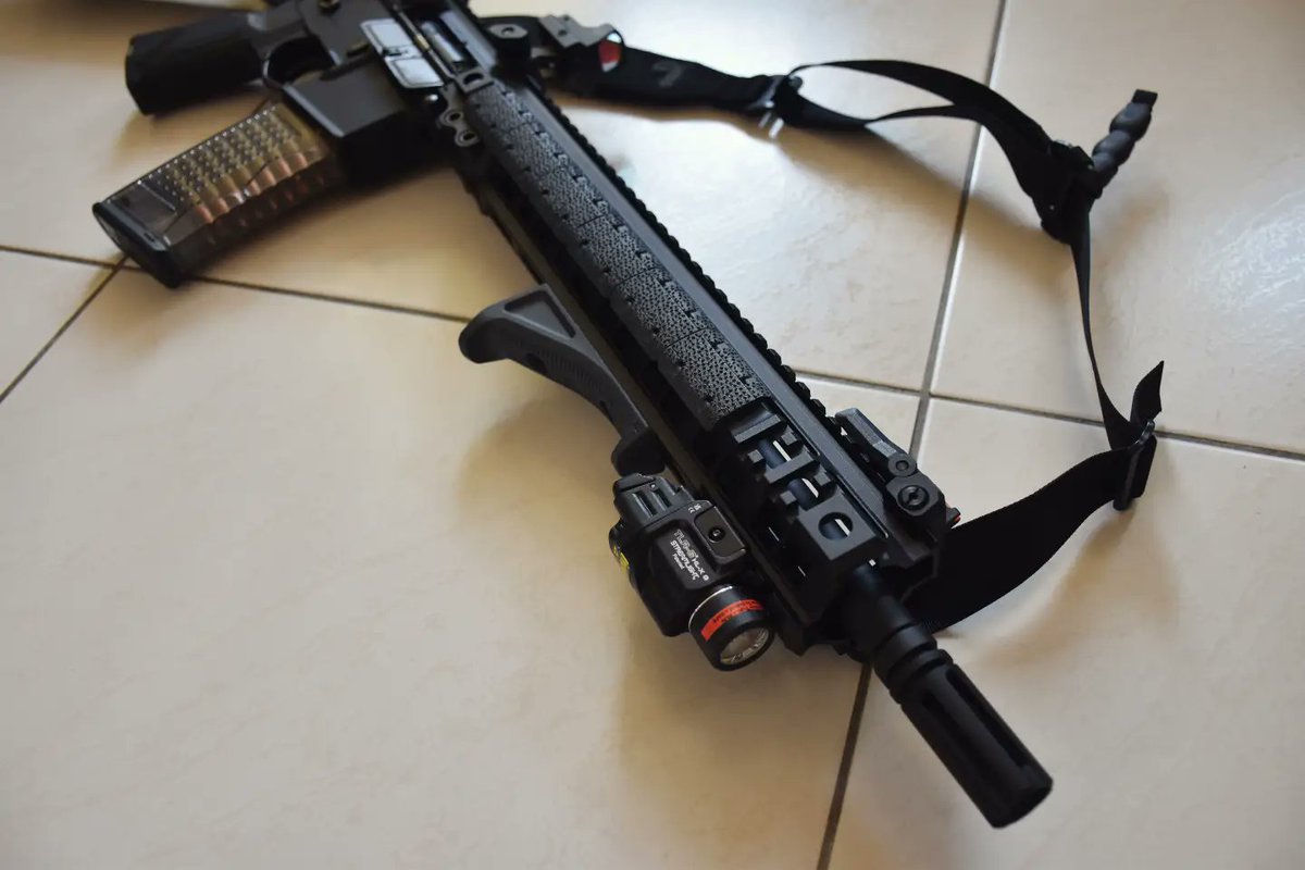 Puppet_Clint's tweet photo. 羌 (ฅ´ω`ฅ)

- G&amp;G Armament TR16 GMS MK2 15"
- Sightmark Mini Shot A-Spec M3
- Streamlight TLR-8 HL-X G
- Agilite Re-Flex 3D Rifle Sling

#Airsoft #Training #Gun #AEG https://t.co/BRK9QH3cAI