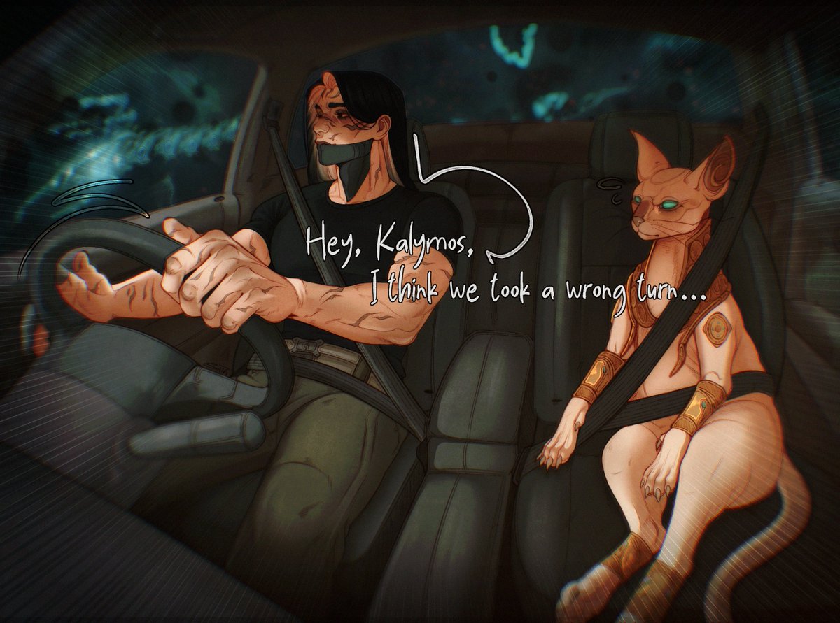 sai7n's tweet photo. Don't let Kalymos pick the route 💀
#warframe #warframefanart #tennocreate https://t.co/2m0rMr7mcg