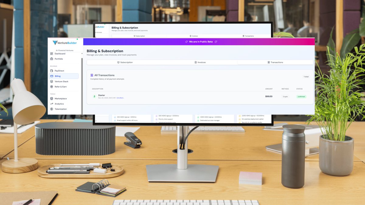 handyman's tweet photo. Every transaction in VentureBuilder should be explainable. In this release, we made transparency a core product behavior.
https://t.co/82Ry0YzwpG https://t.co/GQk3lSNeGf