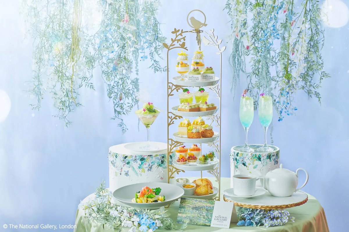 oinagoya's tweet photo. ストリングスホテル名古屋で7月1日から、モネとゴッホが共演するアフタヌーンティー

THE NATIONAL GALLERY LONDON AFTERNOON TEA ～ Inspired by Monet &amp; Van Gogh～の提供がはじまります✨️
https://t.co/o5SobBimYx https://t.co/6VLHhipgKH