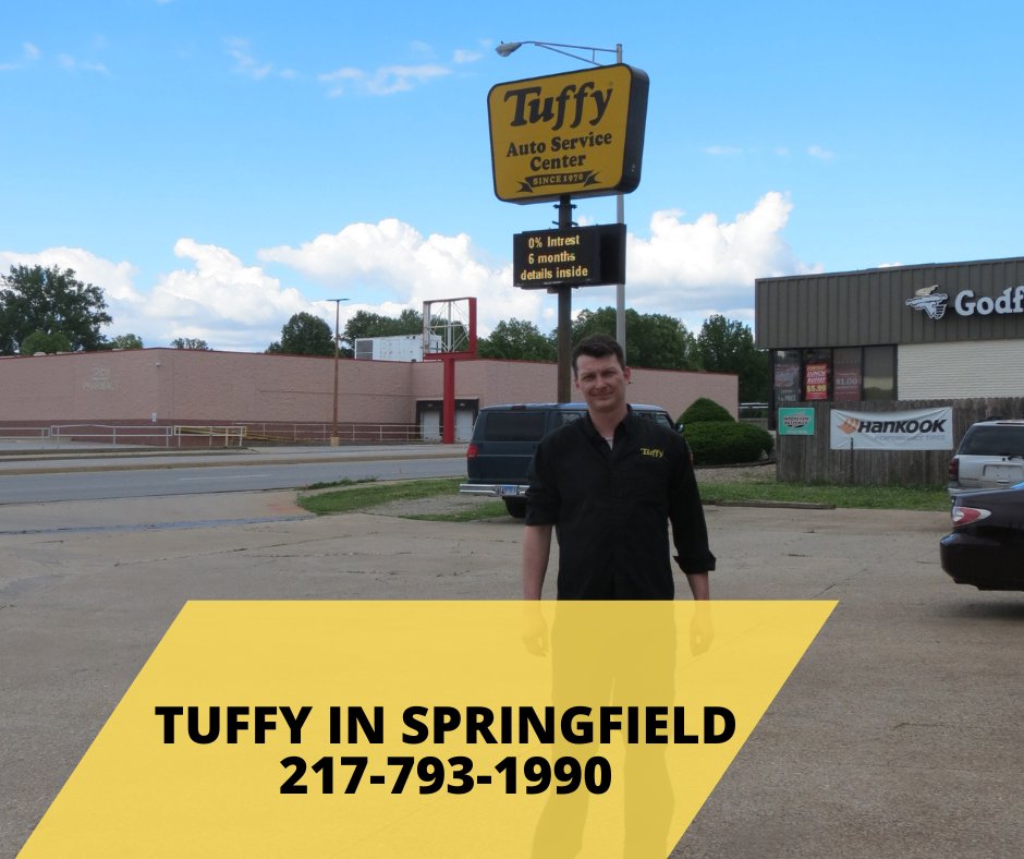 TuffyInSpfld's tweet photo. Summer is officially here. Is your car ready for the coming Summer heat?. Come in and talk to Zak and the Tuffy Crew, and make sure your vehicle is ready for its adventures.
Learn more about our specials and online coupons at our website.
https://t.co/psA6v1LzVt https://t.co/CzwKMZpgt0