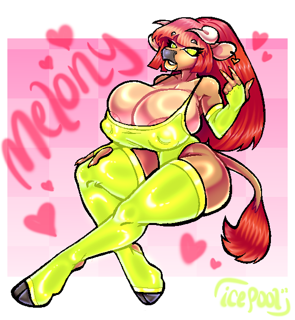 ICEPOOL02's tweet photo. rising from the dead to throw a birthday gift at @SlaveDeMorto >:3 get a load of melony's melonssss! https://t.co/oLVt6o6waR
