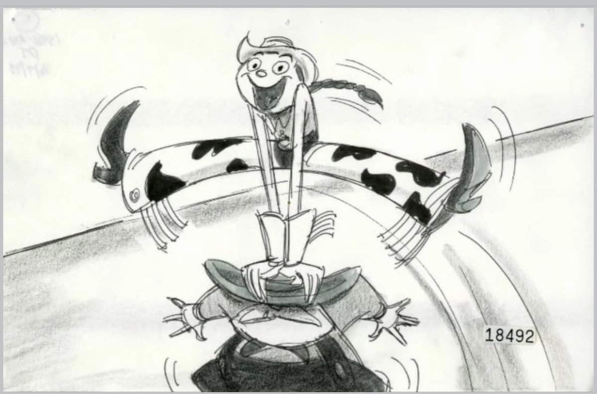 M0Riz0_'s tweet photo. I love the concept art and storyboards in Toy Story
Jessie is so adorable 
And looking at stinky Pete 
His 3D model is a perfect translation of his concept art https://t.co/7zI66q2t0q