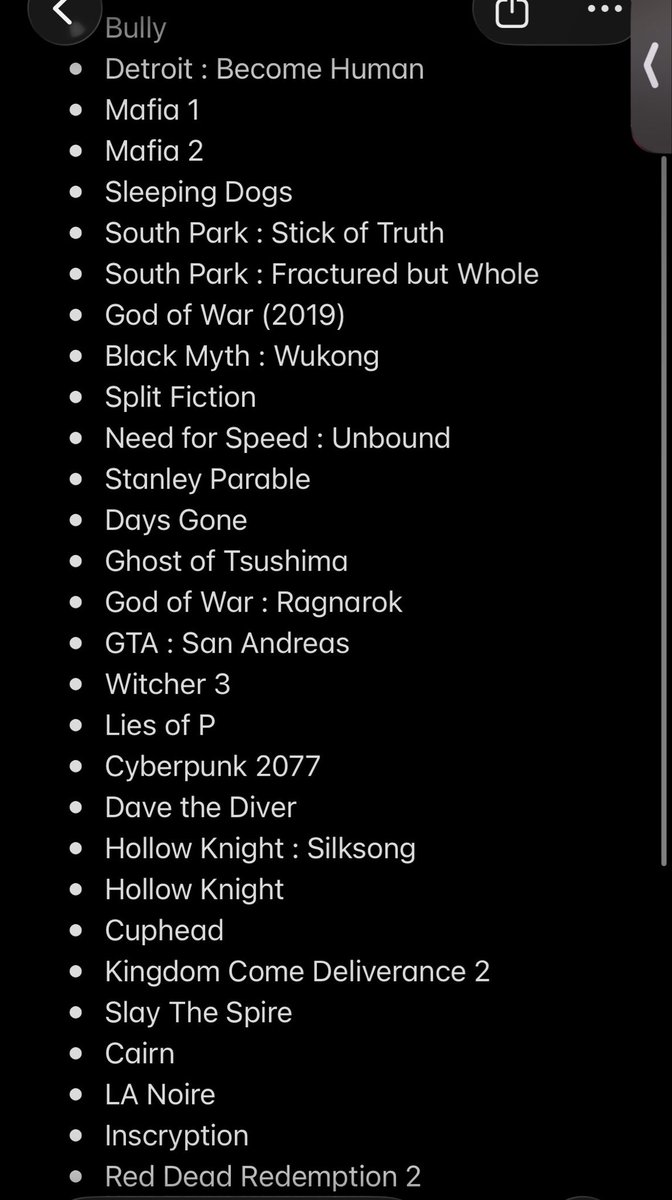HowYewDewwin's tweet photo. @StormLavaNew These are all the games I’ve completed since January of last year 

Lots of gems out there , get out of the multiplayer slop cycle https://t.co/IWGTQqg0n9