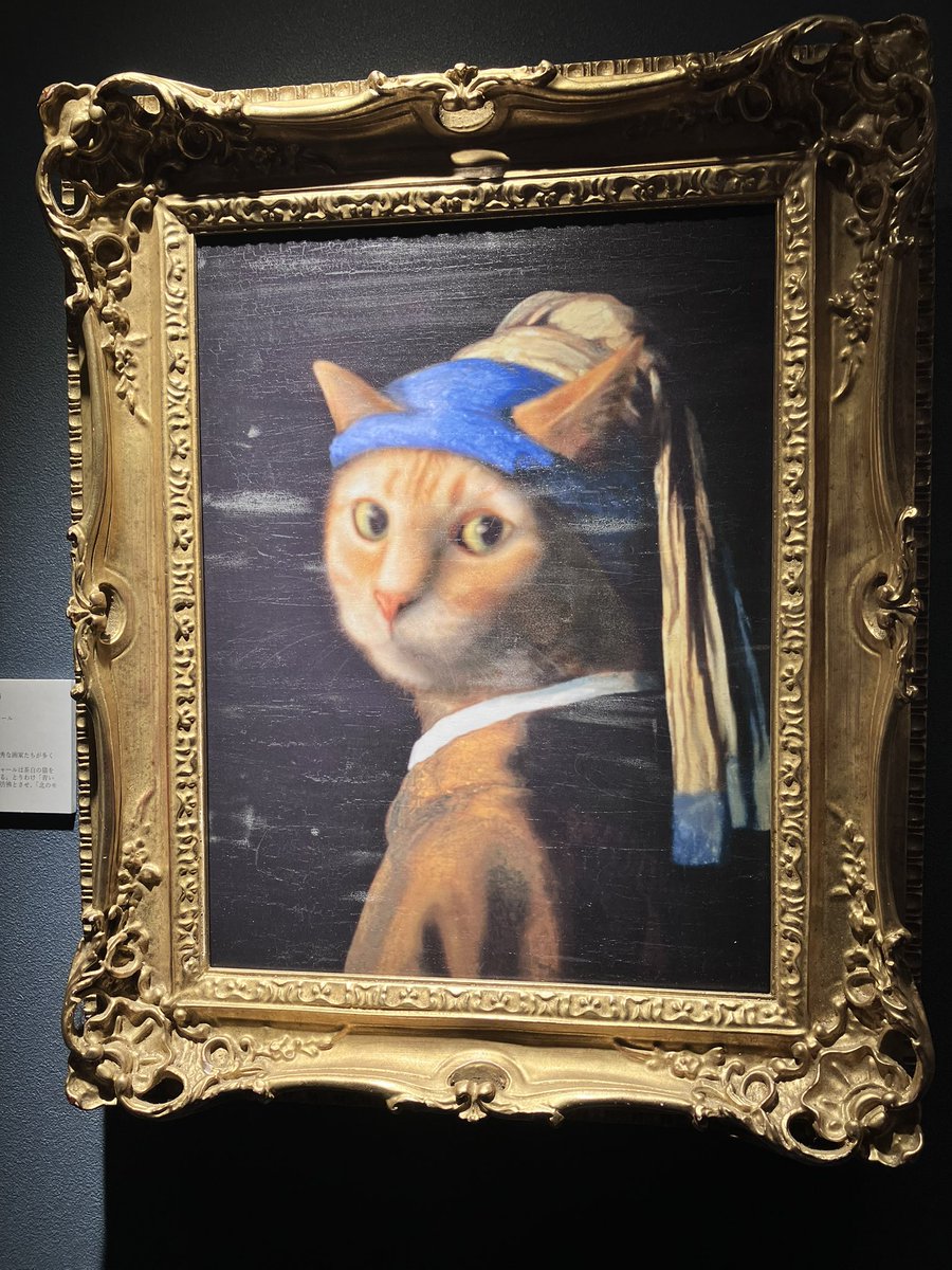 satoran1007's tweet photo. 猫猫寺から徒歩5分にある
猫族歴史博物館

こちらは誰もが知ってる
歴史的な絵や建造物などを
猫化しているアートが
たくさんで見応えあり🐈

もう一度ゆっくり見に行きたいな♡

#猫族歴史博物館 https://t.co/YaVReRPWyY