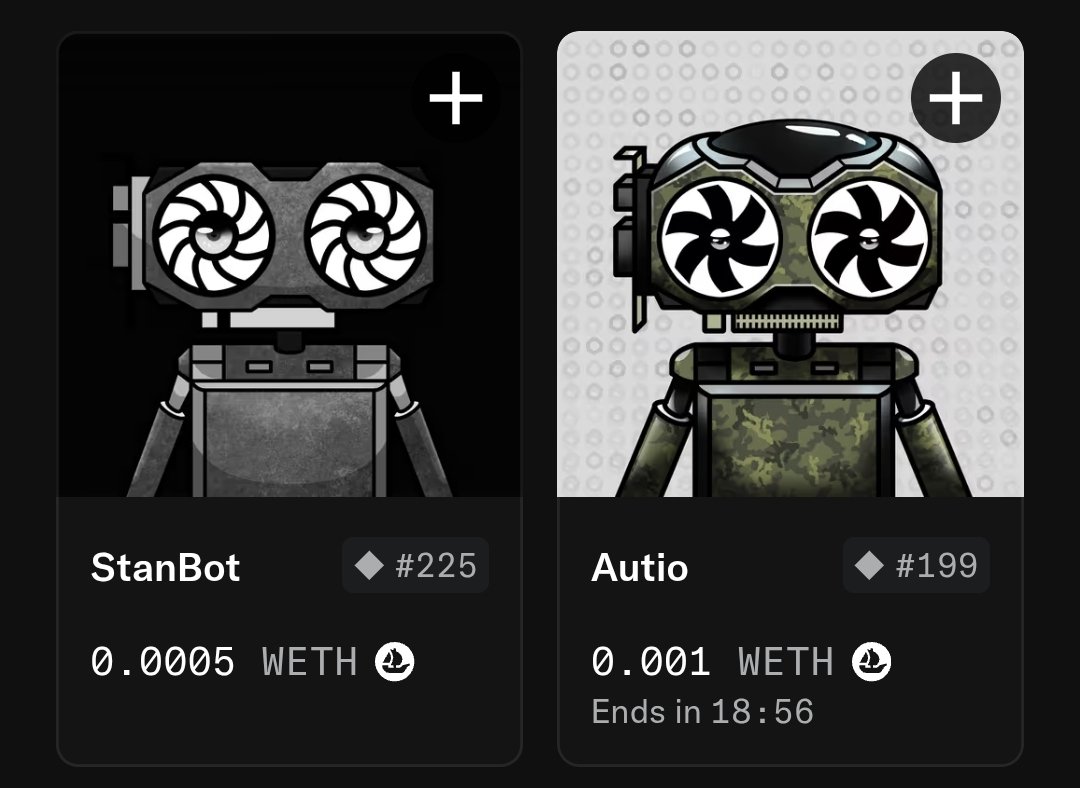 horusoflenexus's tweet photo. Only 2 HasherBots for sale on Opensea atm!  

Community growing from the bottom up = stable foundation https://t.co/Dfy0Pe0WvN