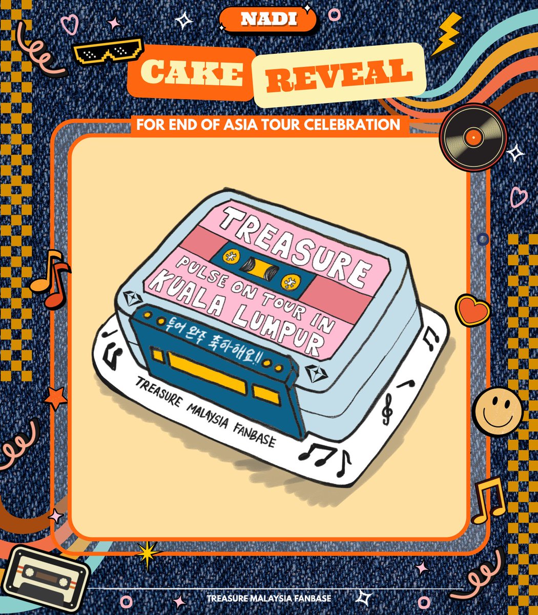 YG_TREASUREMY's tweet photo. [𝗣𝗨𝗟𝗦𝗘 𝗢𝗡 𝗶𝗻 𝗞𝗟]

𝗗-𝟮

• Preview of the End of Tour cake celebration.

#NADIforTREASURE 
#TREASUREinKL https://t.co/LBzqniVhCe