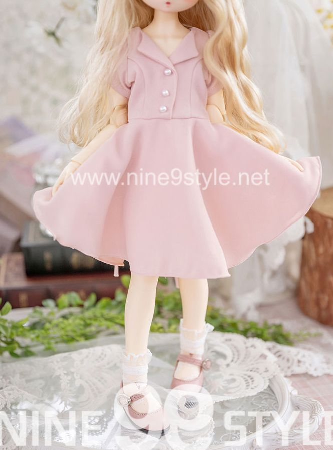 Dspot_DOLL's tweet photo. 【🤍新入荷商品🤍】 
【40cm】 NINE9 STYLE / [MSD]Open collar flare one-piece (Pink)

上品で大人っぽい雰囲気のワンピースです🎀
美しいシルエットにも注目です♪

▶️https://t.co/GIhSTGrxYd https://t.co/XNJrDeBEFE