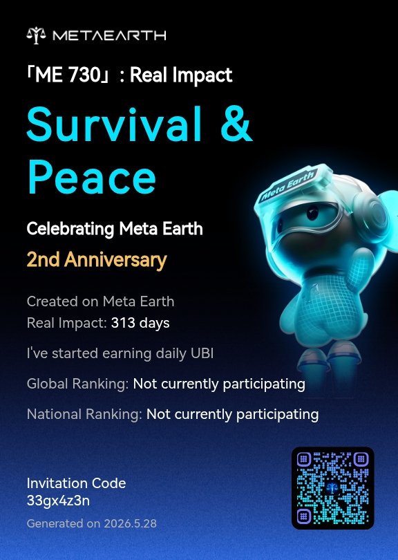 BabaFriyo14's tweet photo. 「ME 730」: Real Impact I’ve started earning daily unconditional basic Income and helping more people do the same. Create your impact with us and win up to $20,000 in rewards! Join here:... Read more:
https://t.co/GIegNSOJ3C https://t.co/6TUZZGkYDK