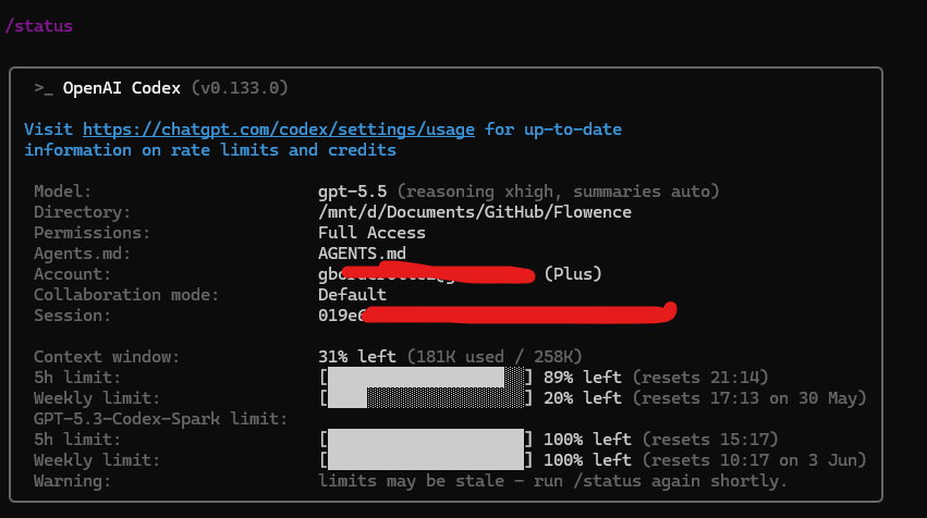 gborderolle's tweet photo. @gdb ❔ Greg: 
Why does Codex CLI show “Plus account” when I actually have a “Pro” account? Is this a Codex bug?

Does this affect my usage/consumption? Because it has been going down extremely fast over the last few days. https://t.co/7r6wzY0Wd4
