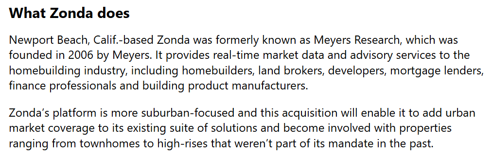 pricing_power__'s tweet photo. costar buying zonda for $800M
zonda data for homebuilders
did they need to do this deal https://t.co/DWMFAopqBc