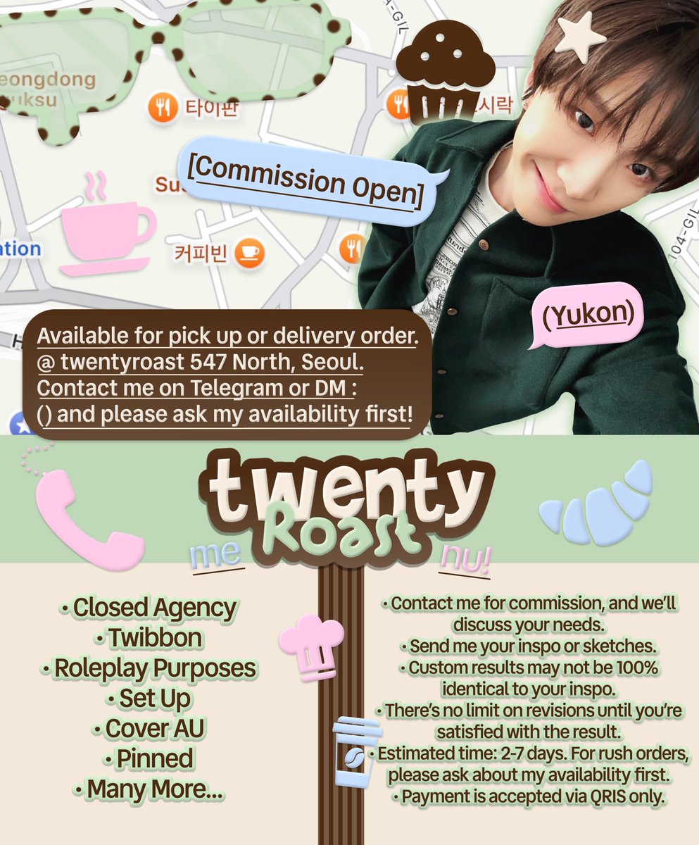 twentyroast's tweet photo. .. Twenty Roast is now OPEN! 🥐

★ Freshly brewed commissions are ready to serve.
★ Send your references via DM or Telegram.
★ Please ask availability before placing an order. https://t.co/jba7fxJ9pf