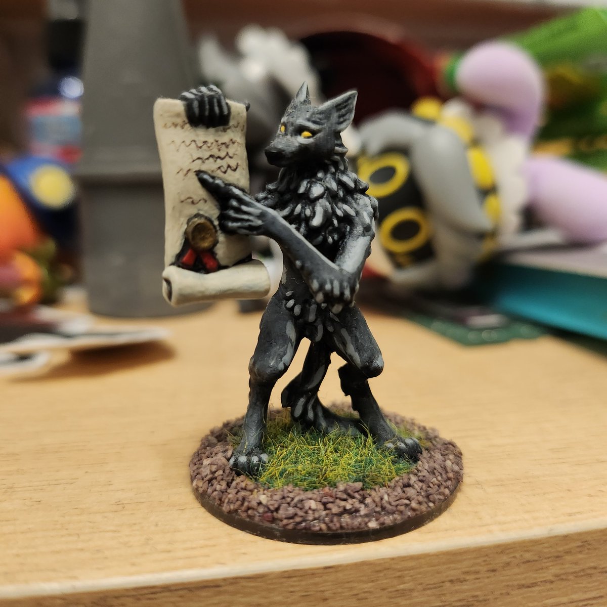 Armored__Sloth's tweet photo. @Latinvixen I love painting miniatures, especially of anthro animals :3 https://t.co/uuxXH2MVuB
