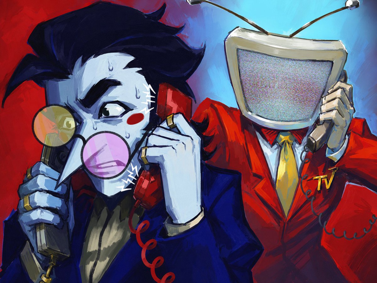 VAN1LLA_ART's tweet photo. I drew my favorite divorced husbands. <3
I animated it for youtube if anyone wants to see it:
https://t.co/aHEx7lgZNZ

#spamtenna #deltarune https://t.co/3VHd02Gwp5