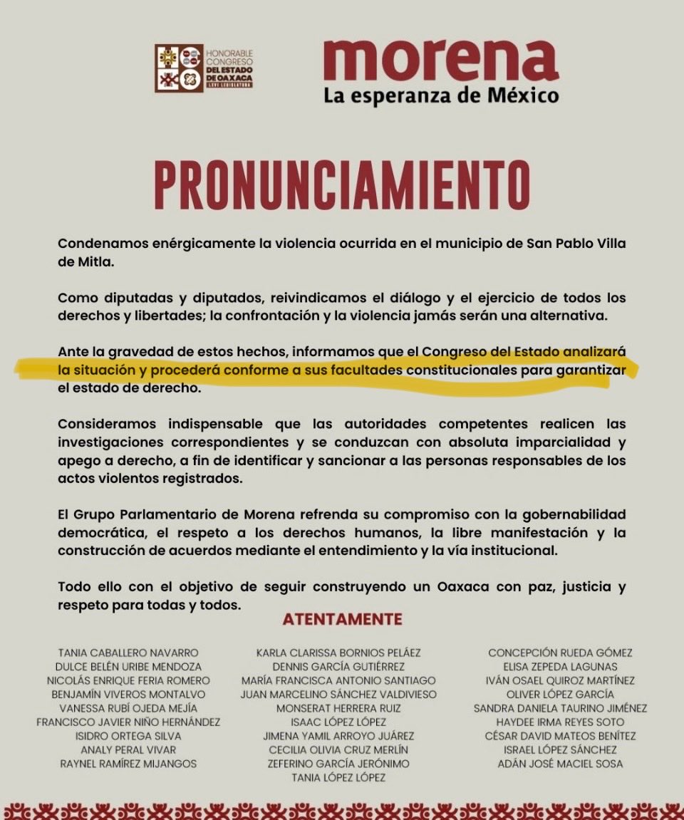 YescasIsidoro's tweet photo. Ya hay quórum político: Esaú López se va . Morena y Congreso lo sentencian . Y aliados primaverales  lo secundan , incluyendo al rector Farid Acevedo. https://t.co/FkfwZYStzJ