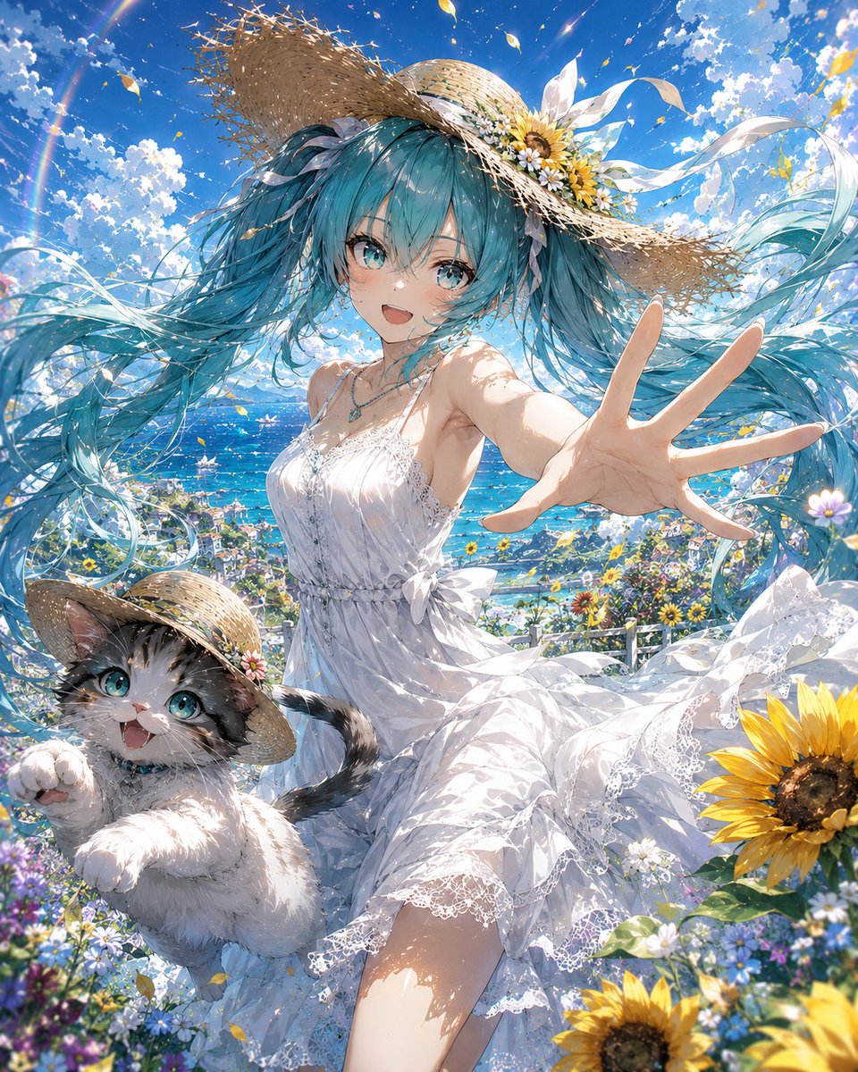 可愛い人物画 Summer