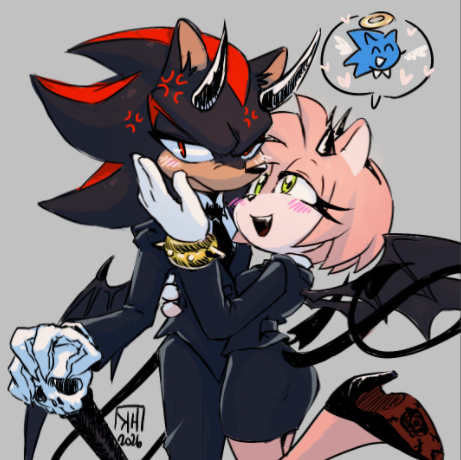 KamuiHand's tweet photo. Such great ideas out there...
#shadamy #sonamy #fanart #sketch #shadowthehedgehog #amyrose 
Cute designs by @megachilll https://t.co/C0XFv0ppjT