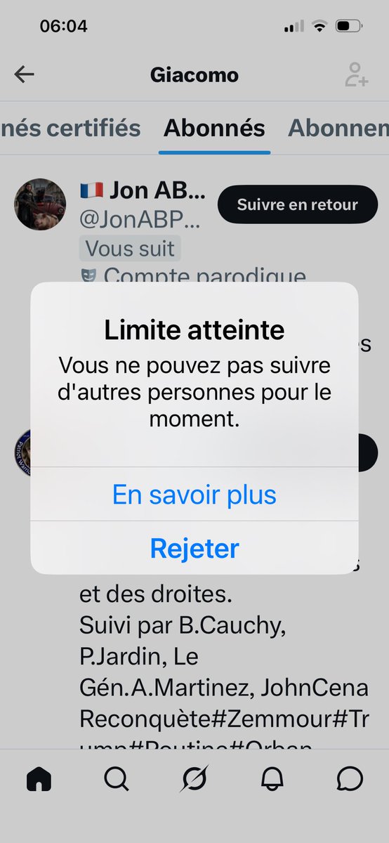 GiacomoNod's tweet photo. ALERTE : 🚨 

Merci à tous ceux qui me suivent sur ce compte de secours, soyez patient X à un souci avec mon compte. Paciéce https://t.co/0aeL2HrgeW