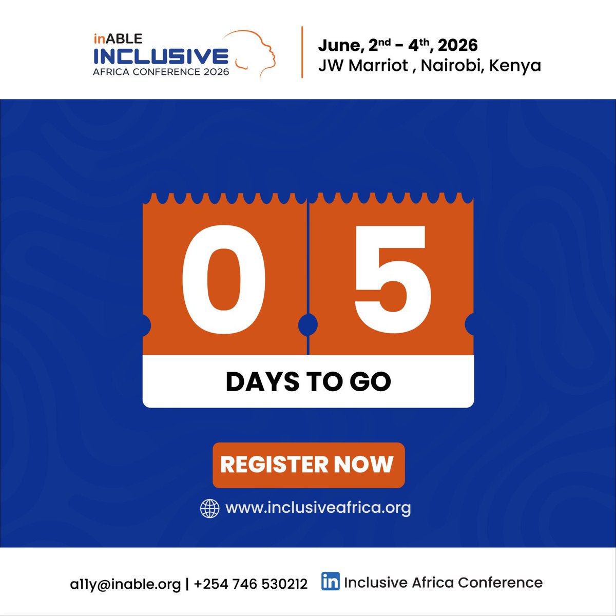 NajibSsesanga's tweet photo. 5 days from now, a conversation begins in Nairobi ,but its impact reaches far beyond one city.

#IAC2026 invites us to pause and reflect: Are we building a digital Africa that truly belongs to everyone, or one that leaves people behind?

Register now: https://t.co/m2I0FzI2UK https://t.co/hpwMu66Zsn