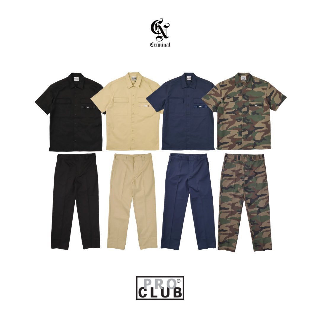 QR_1989's tweet photo. 🔥CRMINAL SELECT🔥
⬇️WEB STORE⬇️
https://t.co/TWz5waa3s2…
【PRO CLUB】よりワークウェアセットアップをPICK😎ボディーのヘヴィー感が最大の魅力👍

【Mechanics S/S Work Shirts】
SIZE / L - 3XL
PRICE / 8,800 YEN

【Mechanics Work Pants】
SIZE / 34in - 40in
PRICE / 8,800 YEN

#proclub https://t.co/JcycRDonU8