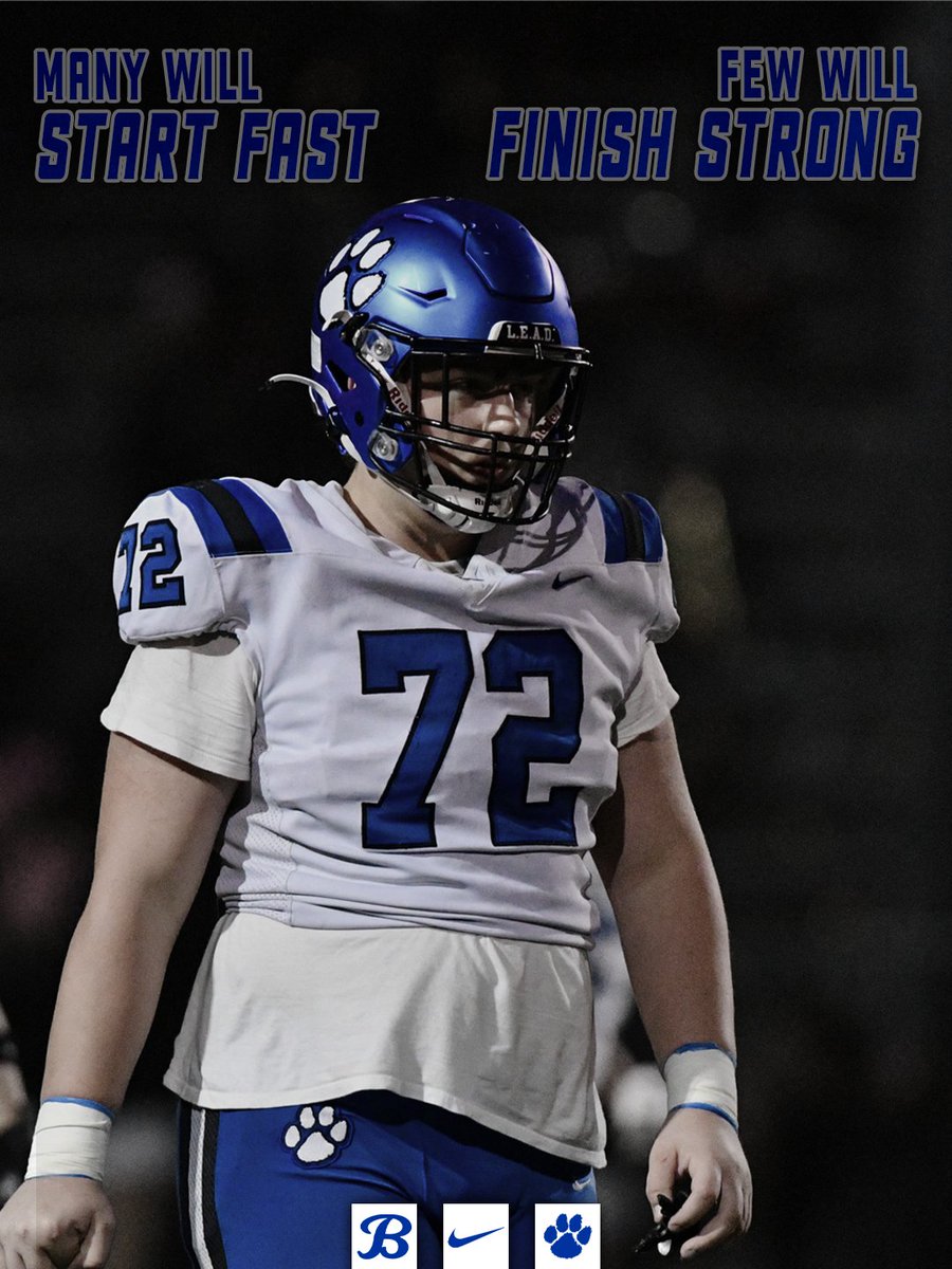 BHSBlueTrain's tweet photo. "Many will start fast, few will finish strong."

#WeAreBothell | #BleedBlue https://t.co/YSjRiM7Wl3