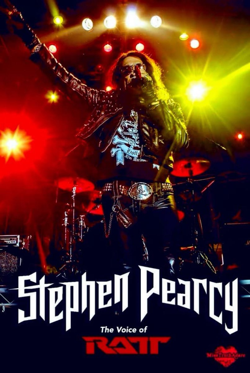 StephenEPearcy's tweet photo. Get your STEPHEN PEARCY of RATT tickets here! Celebrating the 40 year anniversary of th “Dancing Undercover” album https://t.co/ORR3Bs9DmQ #topfuelentertainment #OnTour2026 Agent at IAG 2026 #rattnroll #undercovertour #thedoggmob #newsingle Photo courtesy @misstruthadare for TFE https://t.co/lfdpdiIyyx