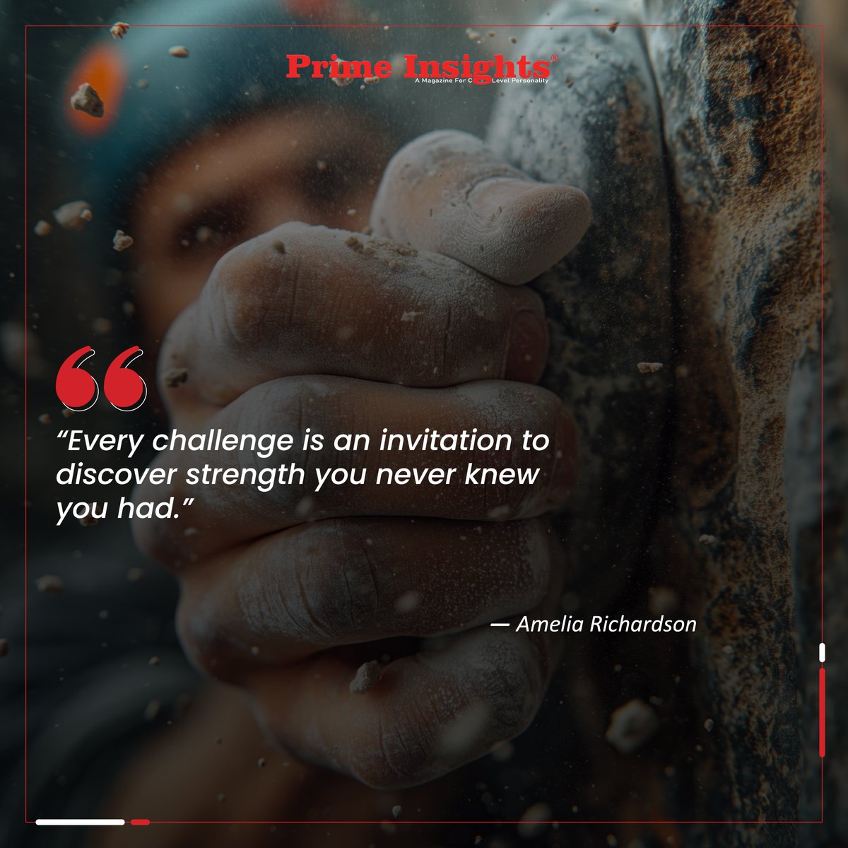 Prime_Insights1's tweet photo. “Every challenge is an invitation to discover strength you never knew you had.”
— Amelia Richardson

https://t.co/GdSgVKIszI

#success #quoteoftheday #quoteoftheweek #successquotes #successgoals #quotesforsuccess #inspirationalquotes #motivationalquotes https://t.co/ftAW68cl5A