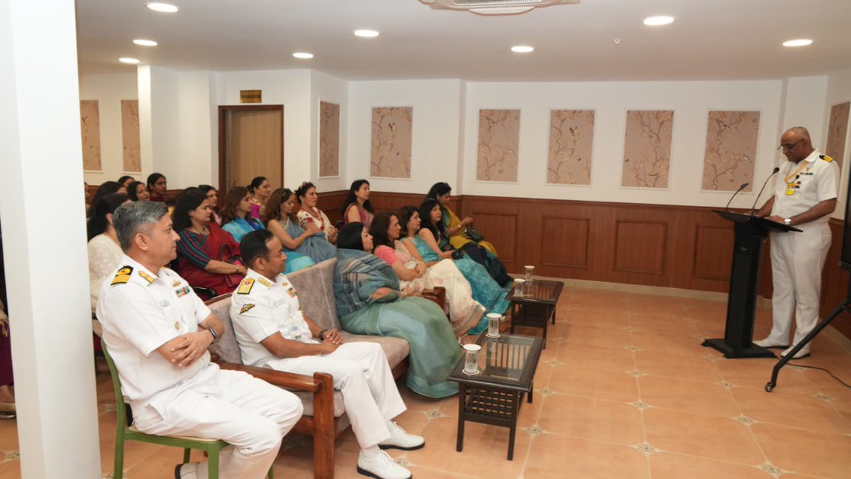 INS_India_IN's tweet photo. A proud milestone for the Delhi Naval community at Chanakya Bagh as Mrs Shashi Tripathi, President NWWA, inaugurated the newly renovated Viraat Community Centre.

The event was attended by Controller Personnel Services, Station Commander Delhi, Officers and members of the NWWA community.

#IndianNavy #NWWA #ViraatCommunityCentre #NavalFamilies #CommunityWelfare