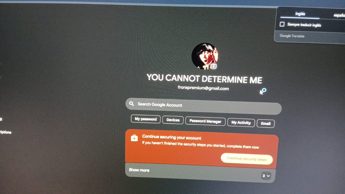 FronsX67493's tweet photo. Normalmente no tuiteo; solo soy un espectador. Pero realmente necesito su ayuda después de que un hacker accediera a mis redes sociales y cuentas de correo electrónico e intentara borrarlo todo. https://t.co/6gavWUf2sR