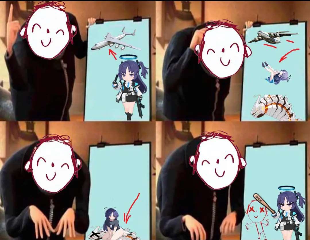 Bad Blue Archive Memes tweet media