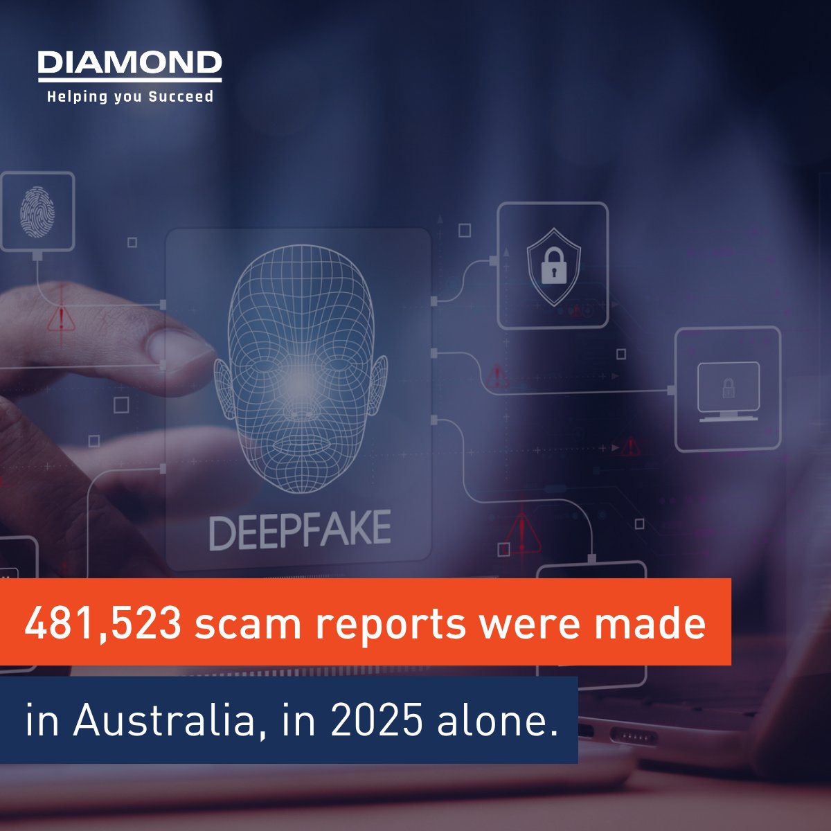 DiamondTechNews's tweet photo. According to the Targeting Scams Report from the @nascgovau, in 2025, Australians reported 480,000+ scams… with $2.18 billion lost.

So what does this mean for you and what are you doing to address this?
👉 Learn more... https://t.co/PCMxnSoOtC https://t.co/mD6bTX1ULW
