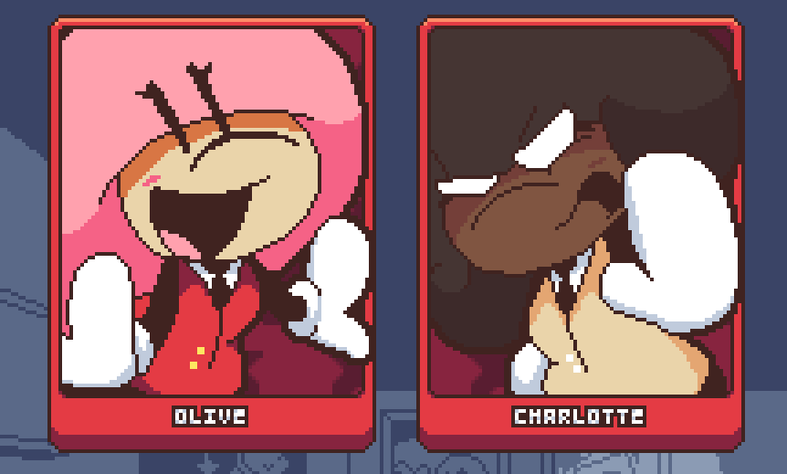 Qdsters's tweet photo. I wanted to show off some art from a game I’m working on called Fanatic Theater. This game has been in development for a while now, and recently I’ve taken some inspiration from Frickbears 3  gameplay. I hope this something people will enjoy…  So  yeah. https://t.co/98jNZg2XtM