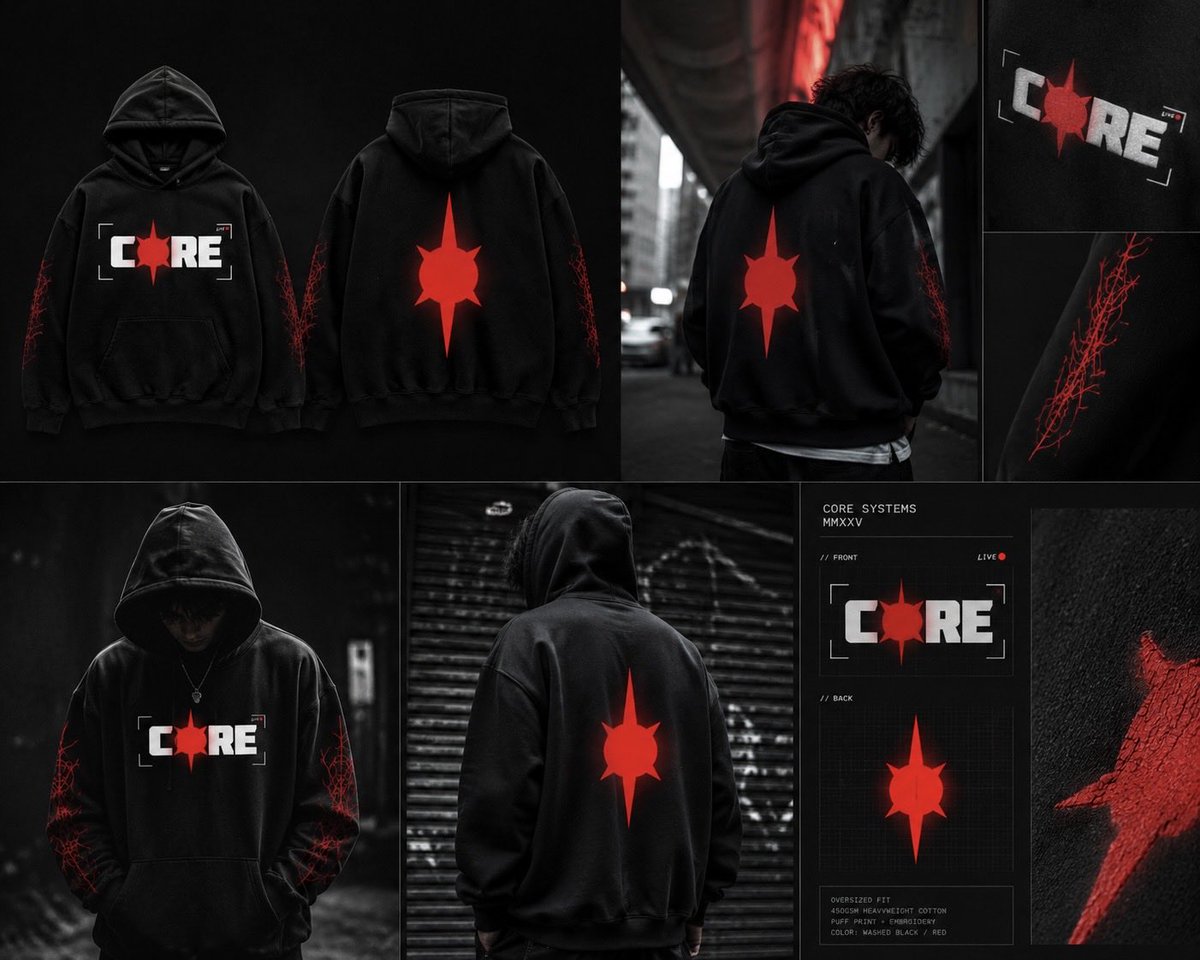 Ashakeeeeee's tweet photo. Logo Design Concept for @thecoreboys 
The Design is completely original and done by me.
AI was only used for the merch mock ups
@LacyHimself @StableRonaldo @jasontheween @FaZeAdapt @SilkySzn @Mar3lg @itsjawhn @drewwall_ https://t.co/taHvBghctO