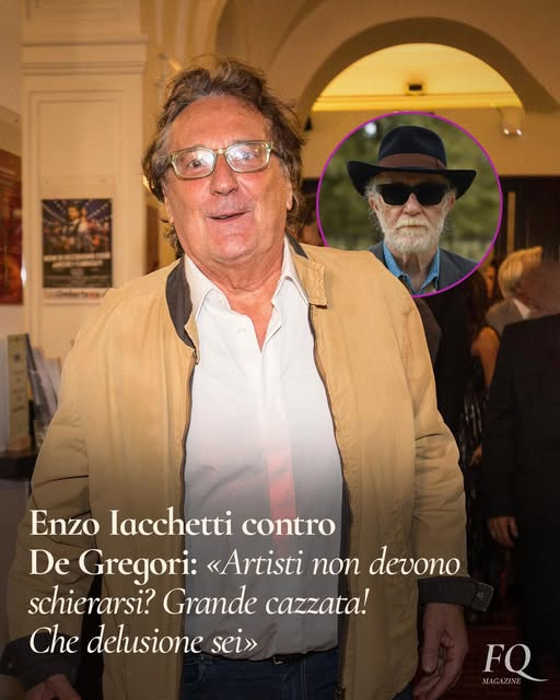 pierpi13's tweet photo. Fanno ancora discutere le parole di Francesco De Gregori sull’opportunità o meno degli artisti di schierarsi.
Anche Enzo Iacchetti ha commentato, sotto il post pubblicato sulla pagina Instagram de Il Fatto Quotidiano, in merito: “Grande cazzata. L’uomo di spettacolo è un uomo che pensa al mondo e al futuro dei suoi figli. Che delusione che sei”.
Più soft, ma della stessa posizione Eros Ramazzotti: “Non sono d’accordo con il maestro dal volto umano”.