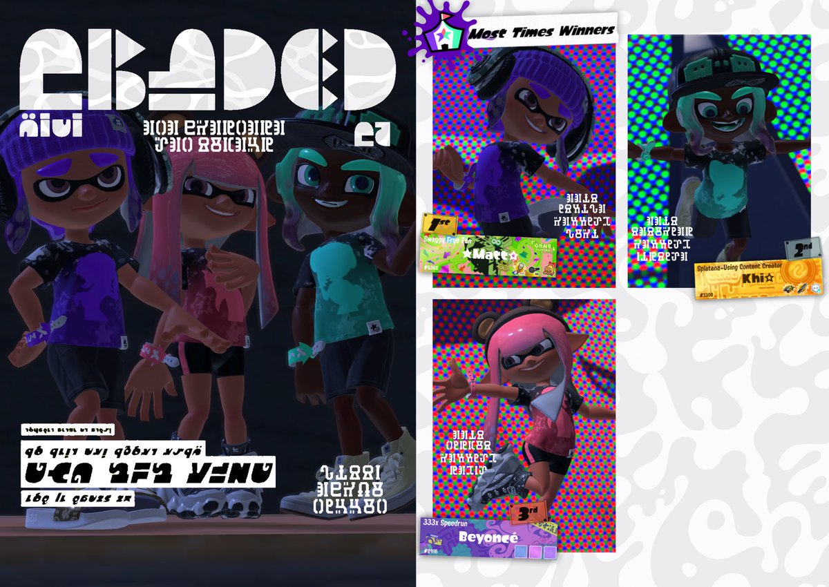 ReefStars's tweet photo. Seems as if winning the most X Battles gets you a custom magazine photo in the “Reefala Galleria Showcase!” Alongside a solo picture of you and the weapon of your desire. This is a great way to show off your dedication and hard work, bragging rights! Join the discord for more. https://t.co/2CLGwEpdf1