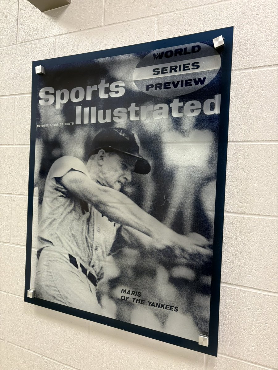 TravisFriesen31's tweet photo. Was in Fargo last week and I always stop by the Roger Maris museum.  It captures not only 1961 but the troubled celebrity Maris became.  #Yankees https://t.co/KEdy7QvibU