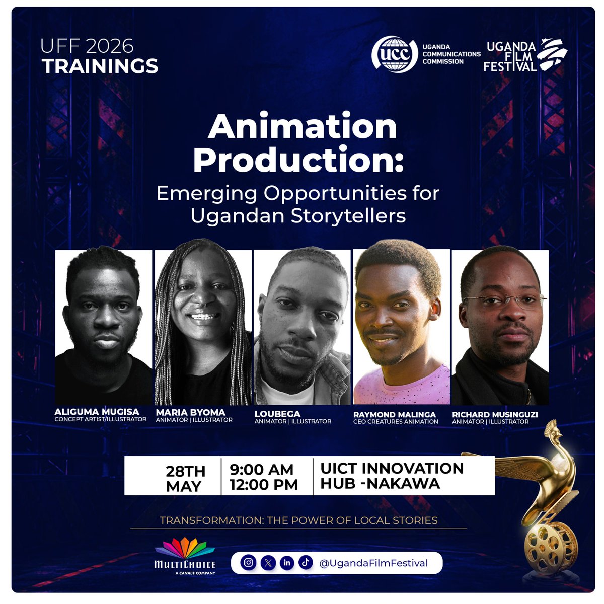 bendizhodouglas's tweet photo. Today is another day for you to benefit from the capacity building workshops and forums of #UFF2026. You can't allow yourself to end this year without acquiring new knowledge. #UgandaFilmFestival has you covered. It's all free, All you have to do is come out.

#MakingUgFilmsFamous
