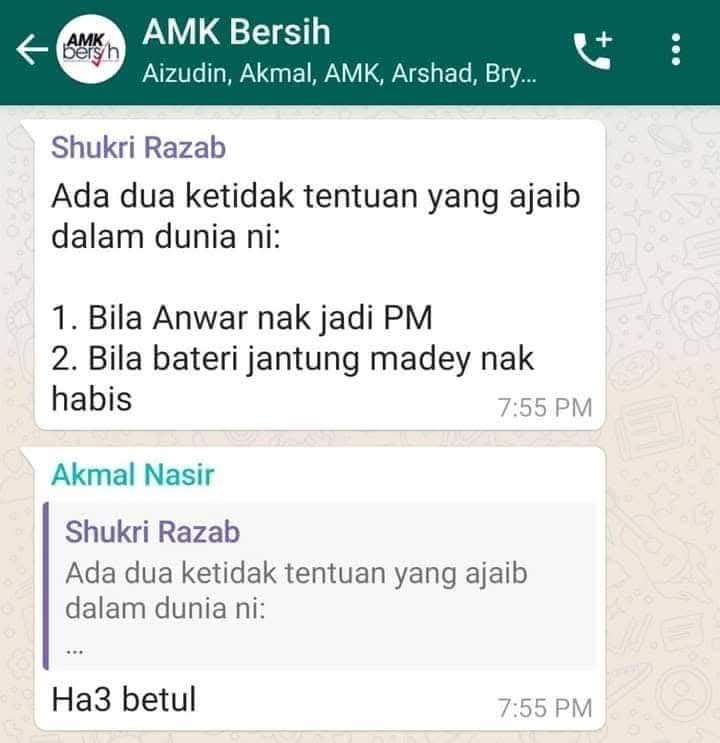 SaifulAdn's tweet photo. Oww Shukri ni. Nama yang sangat familiar. https://t.co/5bGq9ptcxx