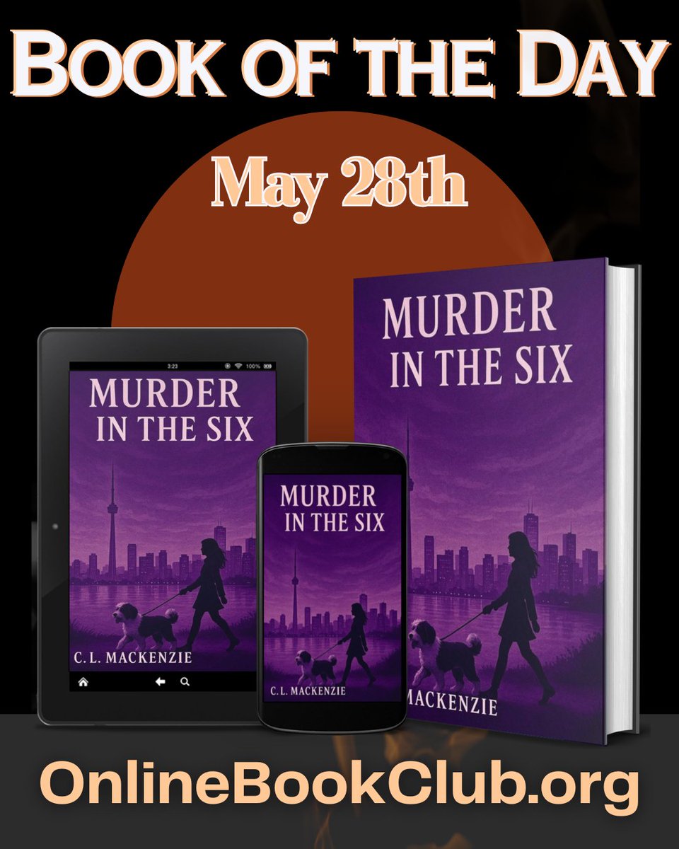 TwBookClub's tweet photo. Book of the Day, May 28th – Crime/Thriller/Mystery, Rated 5 Stars

Temporarily Free on Kindle:
https://t.co/YYB5tCJmzZ

Murder In The Six by C.L. MacKenzie

Follow @LeighCaryl67246 
---
"The book is excellent for anyone who enjoys mystery thrillers.” ~ OBC reviewer
--- https://t.co/bNyvlKFsEE