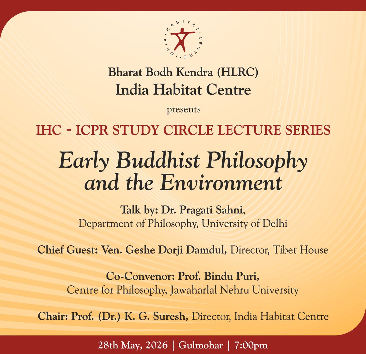 kg_suresh's tweet photo. Ahead of World Environment Day, Bharat Bodh Kendra, Habitat Library &amp; Research Centre, cordially invites you to following programme today orgd in collaboration with Indian Council of Philosophical Research.
@IHCDelhi 
@mukulkanitkar @rammadhav_ @dpradhanbjp @EduMinOfIndia https://t.co/Db37RM3EPV