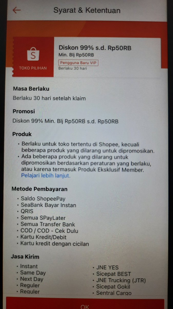 infnusantara's tweet photo. Join Shopee Vip 6bln dpt voucher diskon 99% 50k

Cek Disini 
https://t.co/jro7R8xuT9 https://t.co/A9LPsEgr2L