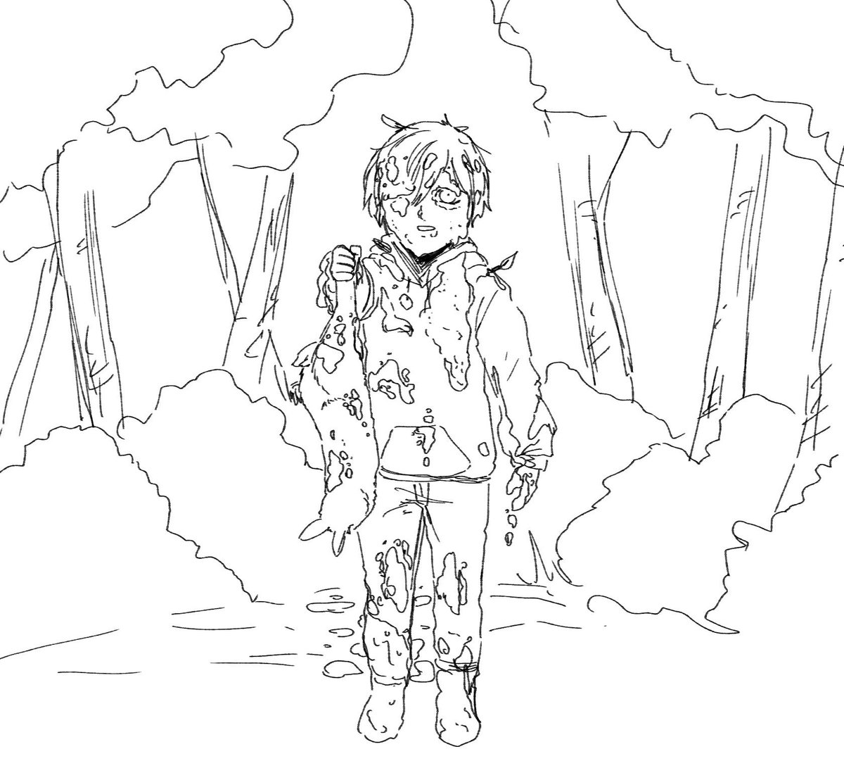 RedLenai's tweet photo. Random Lorentz doodles
First time hunting + bath - werepup au - Weeping wolf AU
#tpofoc #doodle https://t.co/dNMsh4Rx2a